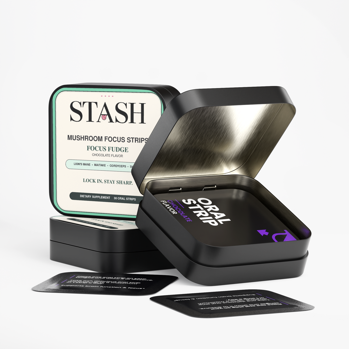 FOCUS FUDGE | Chocolate Mushroom Focus Strips