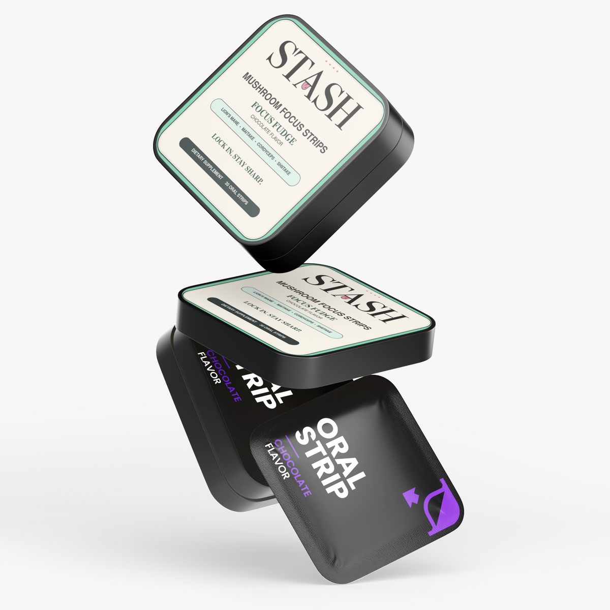 FOCUS FUDGE | Chocolate Mushroom Focus Strips