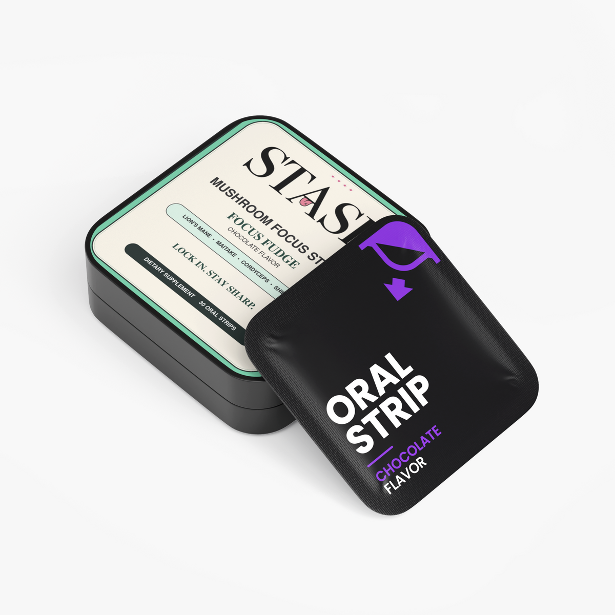 FOCUS FUDGE | Chocolate Mushroom Focus Strips